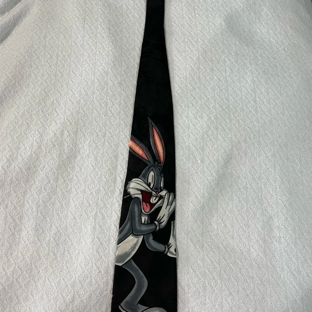 Bugs Bunny Neck Tie Vintage 90s Looney Tunes Men’s Neck Tie